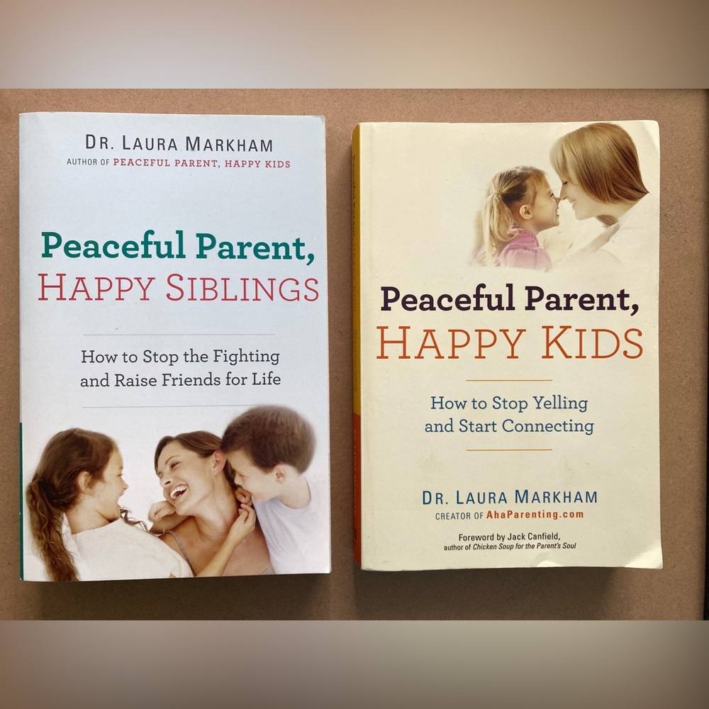 📚 Peaceful Parent 2 BooksBundle | Dr. Laura Markham | Positive Parenting